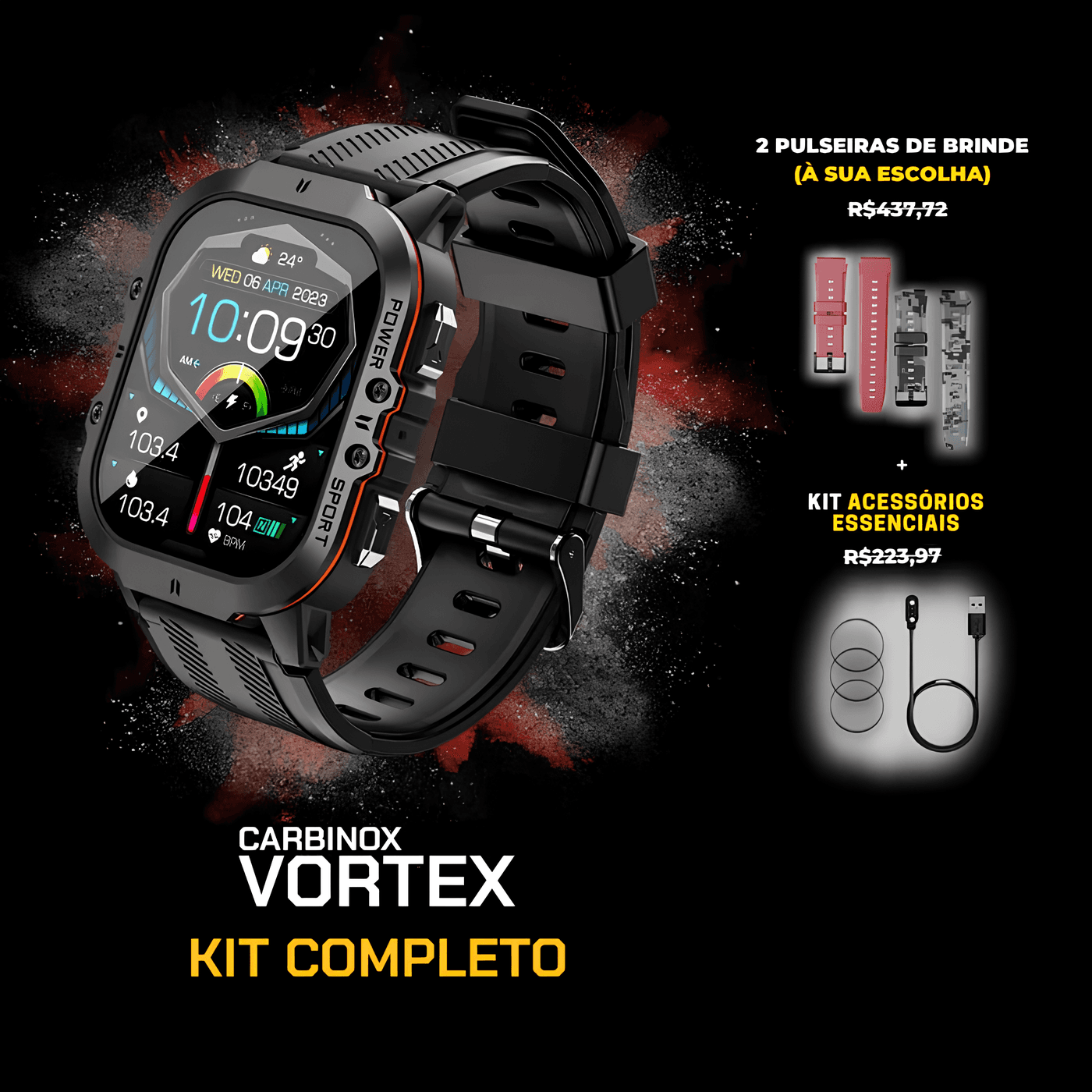 KIT COMPLETO CARBINOX VORTEX